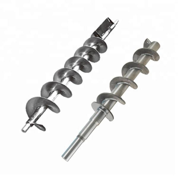 OEM Custom Stainless Steel Food Grade Auger Screw for Grain Sweep Silo