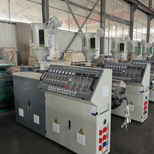 Energy Saving PVC Single Wall Corrugated Pipe Manufacturing Equipment