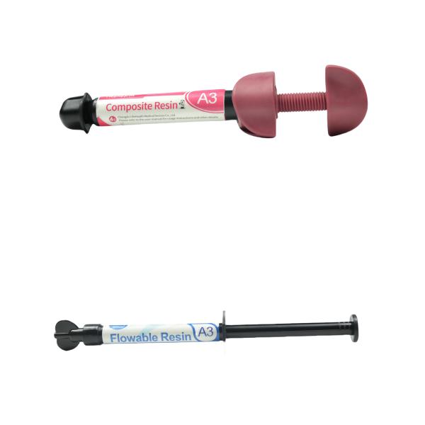 Light-curing Flowable Resin in A2 Color with High Flexibility and Minimal Shrinkage for Dental Restorations