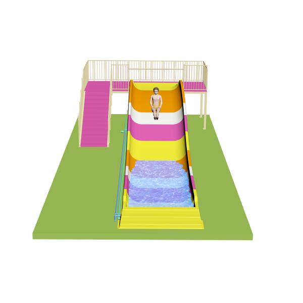 Семейные детские водные горки для аквапарка из стекловолокна