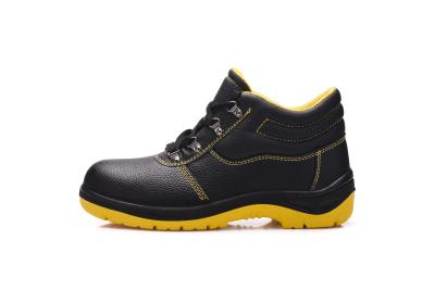 Genuine Leather Composite Safety Shoes Anti Puncture With Protected Toe