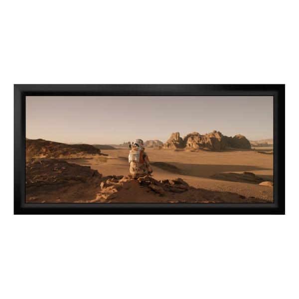 Рамка экрана проекции ХД рамки держателя стены фиксированная алюминиевая для домашнего кино