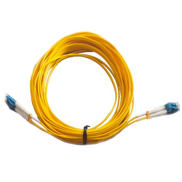 Fiber Patch Cord Jump Cable LC UPC To LC UPC SM 9/125 DX 2mm 10m