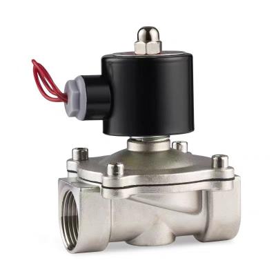 Modo de condução elétrica Pressão nominal Pn1,6 MPa Válvula solenoide normalmente fechada CF8