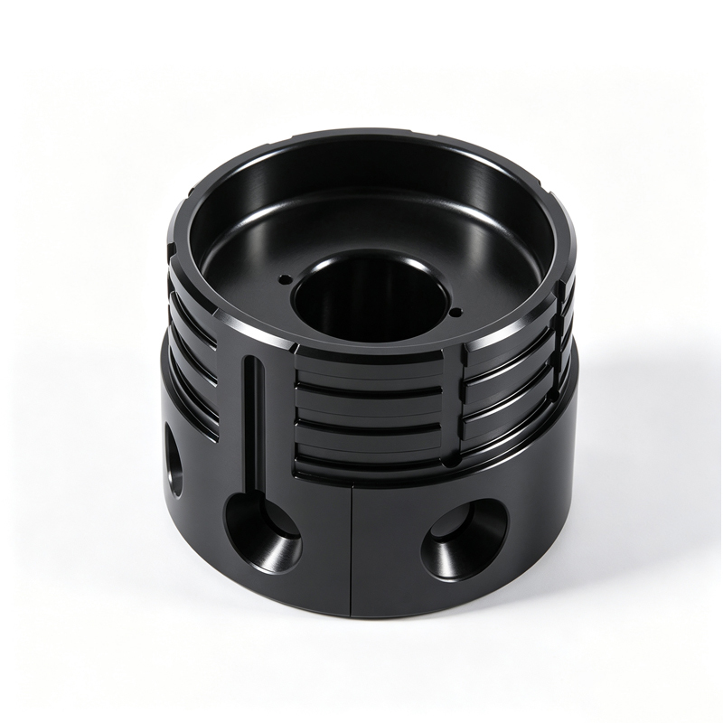 High strength Aluminum Precision Cylinder Housing CNC Composite Parts for Locating Connection