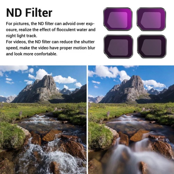 Multi Layer Coating ND Lens Filter Anti Oil DJI Mavic 3 Classic ND Filters