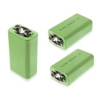 9V 200mAh 充電可能なバッテリー バッテリーセル 充電サイクル 即効使用