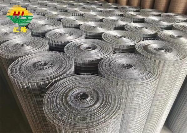 6mm Galvanised Wire Mesh Fencing Rolls 1/2 Inch Bright Silver