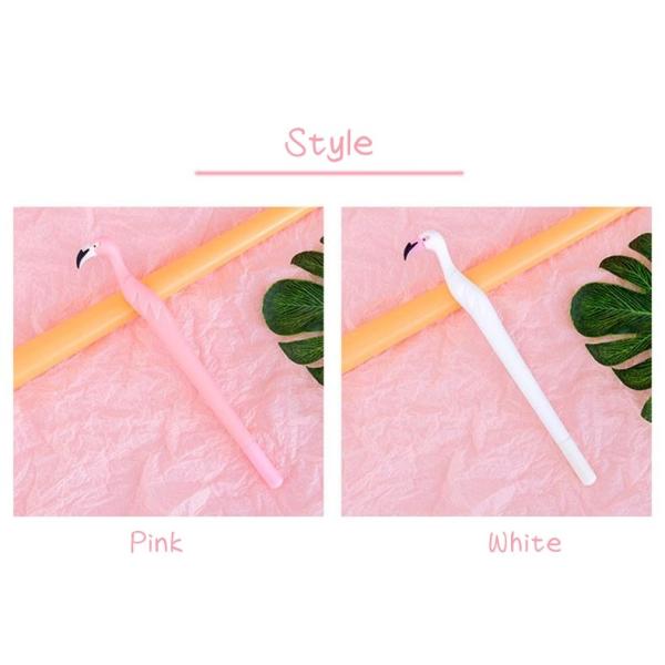 0.5mm Bureau stylo Flamingo Gel encre noire Cartoon mode stylo cadeau neutre