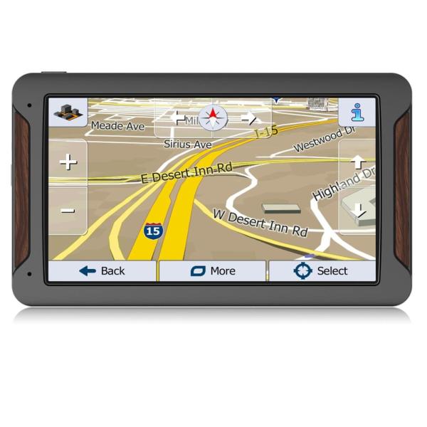 ROM8GB RAM256MB Car Sat Nav With Dash Cam GPS HD Touch Screen