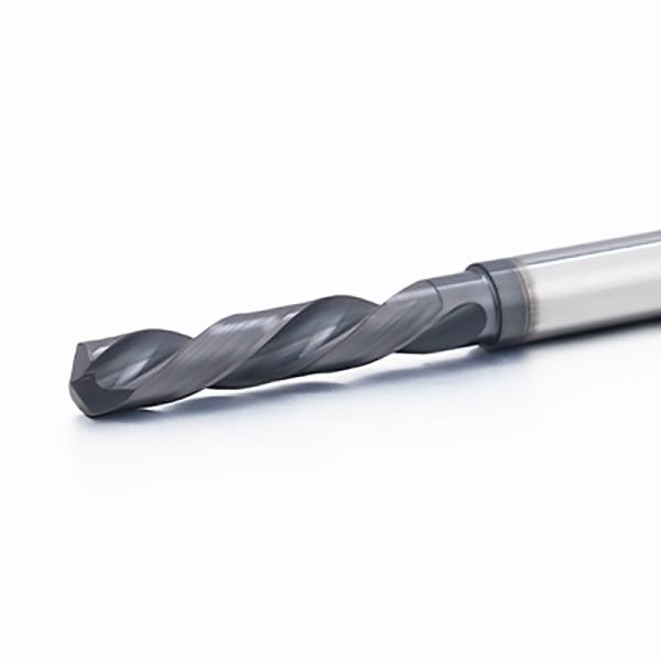 Wood Inner Coolant Solid Carbide CNC Bits Round Shank Straight Flute Type