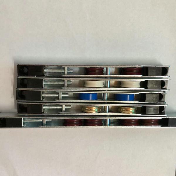 Stainless Steel Sliding Door Bearing UPVC Adjustable Double Door Roller 103g Weight