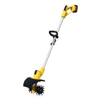 Tiller électrique sans fil 20V cultivateur Tiller de jardin électrique avec 24 étain en acier