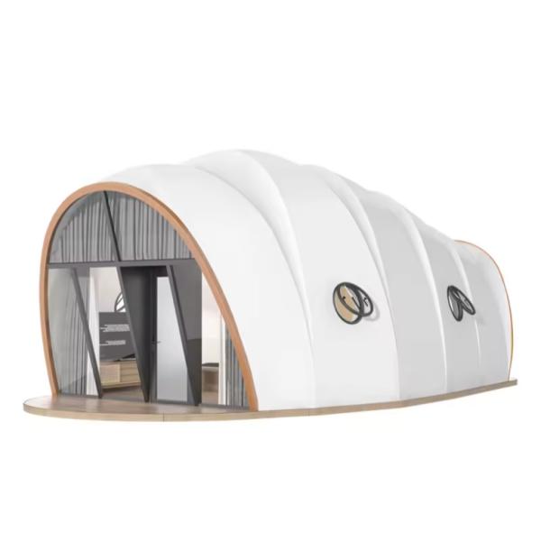 PVDF Cover Resort Shell Glamping Tents Кампинговый шатер на открытом воздухе