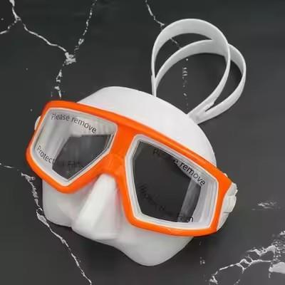 Anti Fog Wide Angle Low Volume Diving Mask For Underwater Snorkeling Swimming