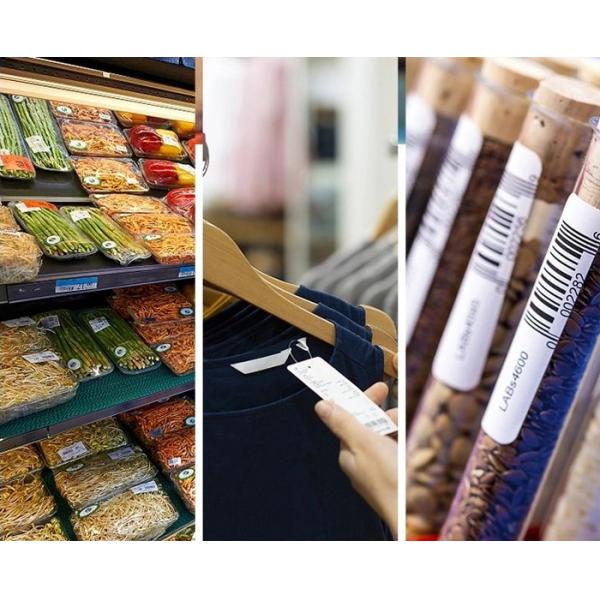 80gsm Semi Gloss Sticker Paper For Logistics Industry 24 x 42inch High Strength