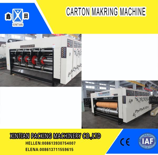 High Precision High Speed Automatic Carton Box Making Machine Printing Slotting Die-Cutter