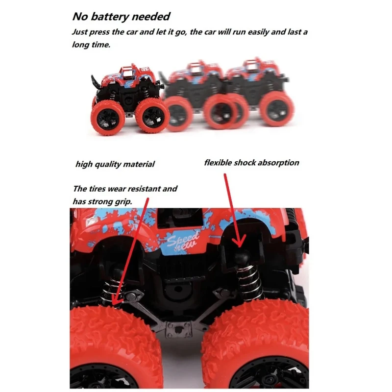 Factory Wholesale Big Wheel Toys Car Friction Toys Mini Inertia Car Toys Best-Selling Global
