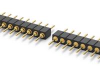 Conector de cabezal de clavija redonda de 2,00 mm, tipo DIP 1*2PIN a 2*40PIN, H=2,80 mm