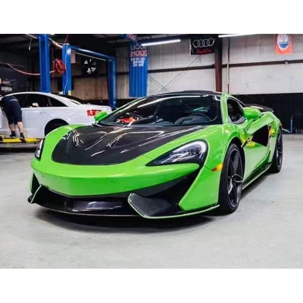 Pour McLaren 540c 570s 570gt Kit de carrosserie en fibre de carbone 540c 570s 570gt Modifié NOVI Style Spoiler Diffuseur de lèvres avant