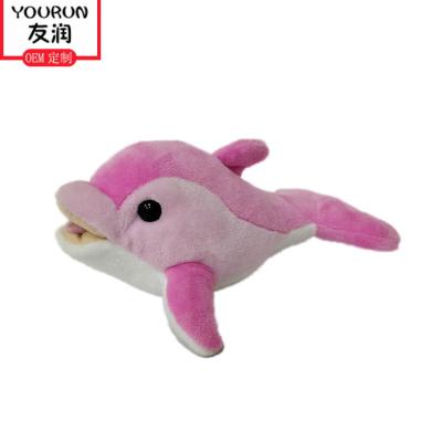 Golfinho Toy Pink Dolphin Stuffed Animal macio de 18CM