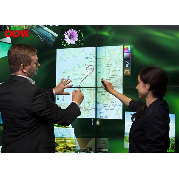 Open Source 3x2 Video Wall 5.3mm Splice Screen Function Thin Bezel TV Display