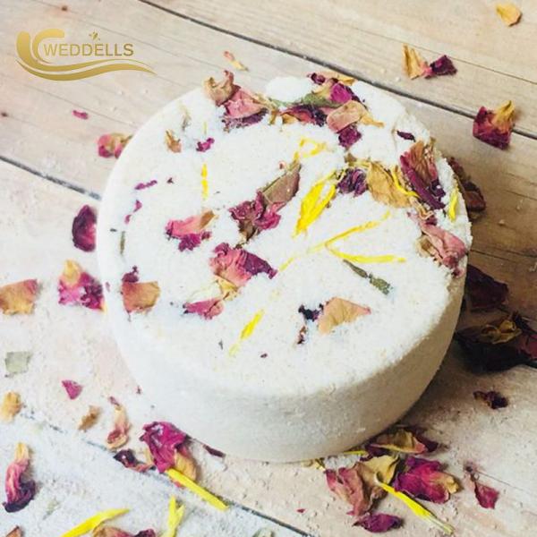 Vegan Natural Aromatherapy Shower Steamers With Dried Flowers FDA 30g