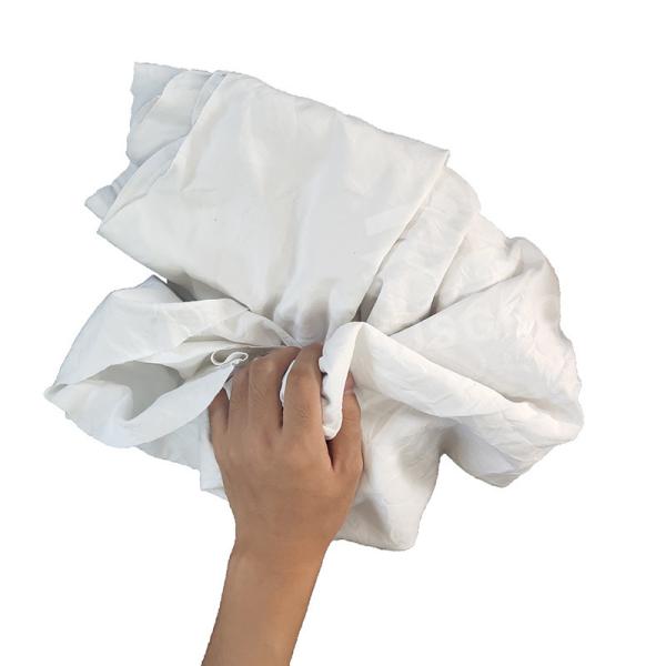 Standard Size White Sheeting Wipers Industrial Rag Used Bed Sheets Rags Wiping White Cotton Rags for Cleaning