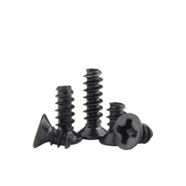 ZINC Plated C1022 Metric Measurement System Self-Tapping Screw with Cross Flat Head