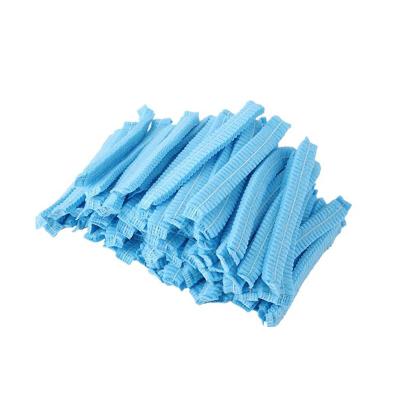 Surgical Disposable Head Cap , Non Woven Mob Hats With Clip Back 182119