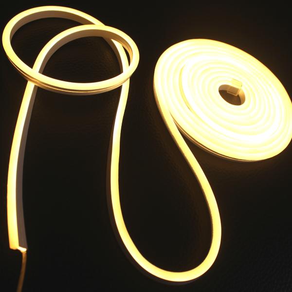 24v white mini flexible neon tube lights 6*13mm micro size 2835 silicone rope lights for signs