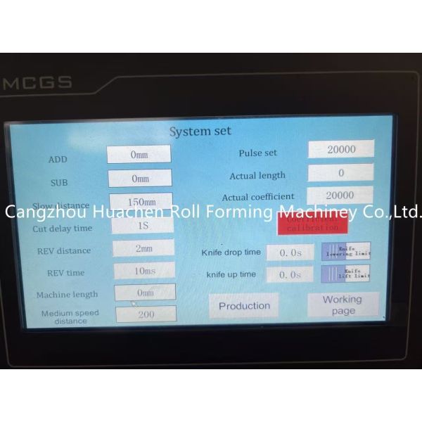 R Panel Roofing Sheet Roll Forming Machine with 45# Steel Rollers, 11 Stations, and 0.3-0.6mm Material Thickness