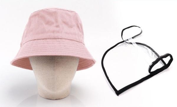 2020 Epidemic Custom Adult Kid Removable Virus Face Mask Sun Bucket Hat Anti Virus Protection Hat