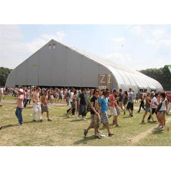 850g/sqm 10m Aluminum PVC Curved Outdoor Event Tent