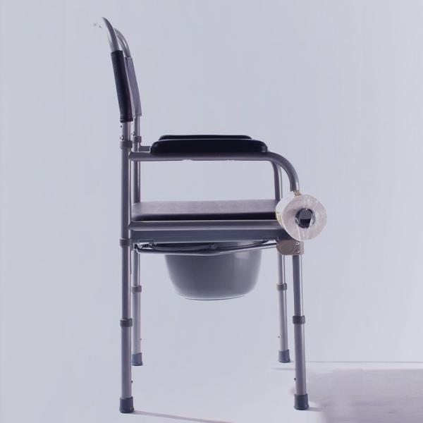 Height Adjustable Medical Toilet Chair YFH-ZBY005 Steel Portable Potty Chair