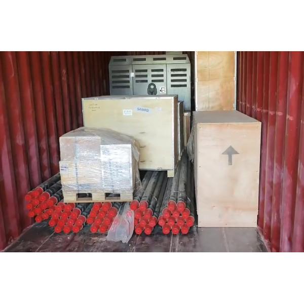 55KW Fast Forward Speed Mobile Pneumatic Crawler Drill Rig For Agricultural Irrigation In Arid Areas