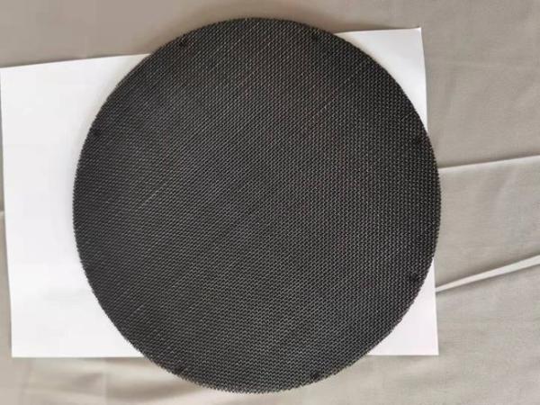 12x64 Mesh 30x150 Mesh Black Wire Cloth Discs For Filter / Motor