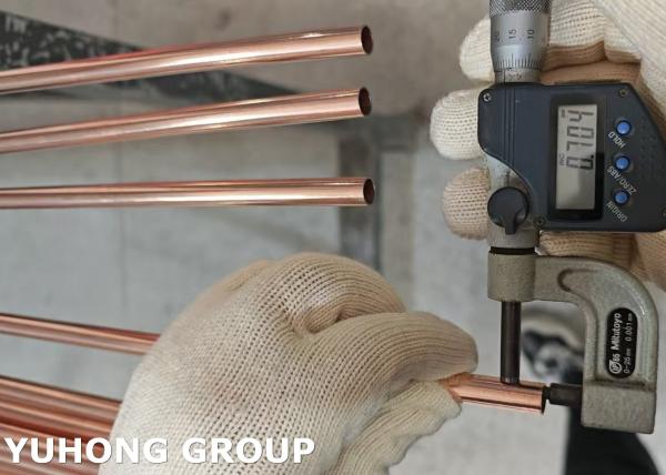 10*0.7MM Copper Coated Bundy Tube , Copper Brazed Double-Wall Low Carbon Steel Tube For Auto Parts