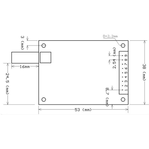 433MHz RF Data Module , Wireless Rf Transmitter 2KM Wireless Transceiver Module For AMR