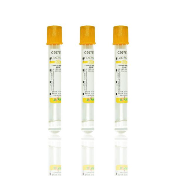 Tubo de coleta de sangue de vácuo descartável para adultos e animais de estimação seguro estéril Impressão do logotipo EDTA