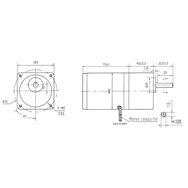 MOTEUR MICRO YN60-6C 60JB3-200G8L de CONTRÔLE DE VITESSE de 60mm 6W 2RK6RGN-C 2GN3-200K À C.A. de la BOÎTE DE VITESSE de MOTEUR ÉLECTRIQUE de VITESSE