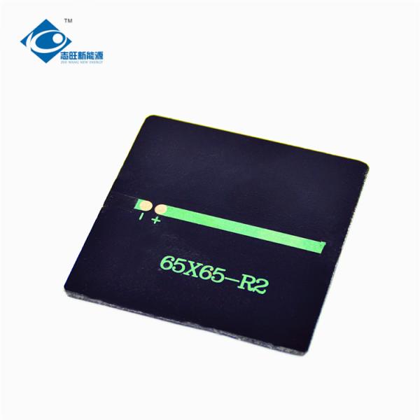 0.65W Mini Transparent Solar Panel ZW-6565R Outdoor Portable Solar Panels Charger 5V Epoxy Resin Solar Panel