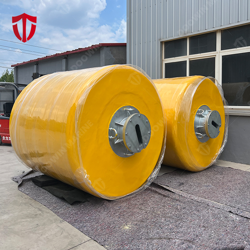 Abrasion Resistance Polyurethane Covering Marine Chain Support Buoy Sailboat Anchor Mooring Buoy