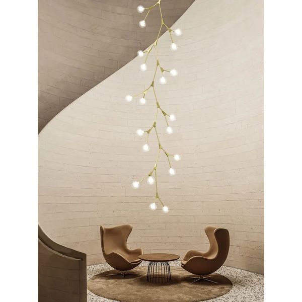 Staircase Hanging Lamps Attic Staircase Lighting Glass Pendant Light (WH-NC-150)