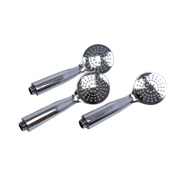 ABS Plastic Chrome Finish Single Function Portable Hand Held Shower Spray for Benefit