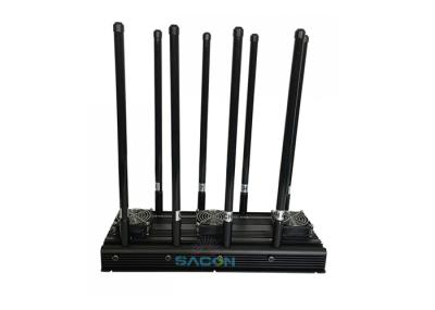 8 bandas anti-drone jammer de sinal 150w alta potência com 1km de distância longa