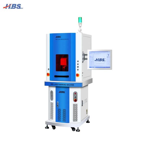 Hbs Laser Germany Standard Fiber Laser Marking Machine/Full Enclosed Class 1 Fiber Laser Marker for Stainless Steel