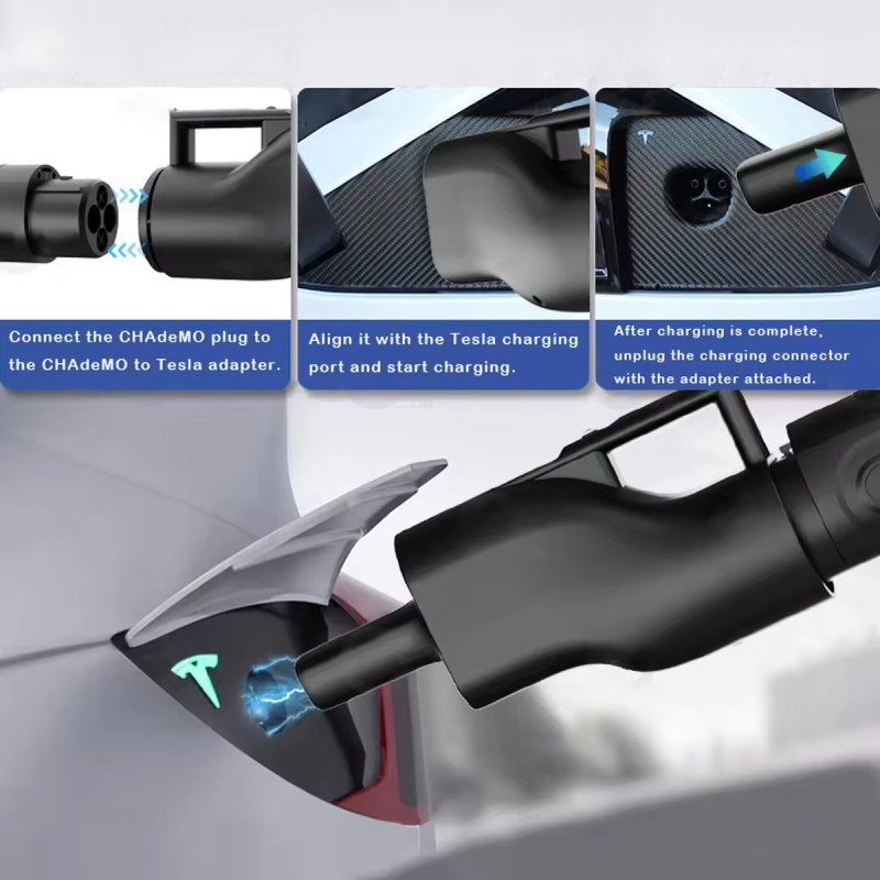 IP55 Universal Car EVSE Chargers Adapters Connector Socket CHAdeMO To NACS