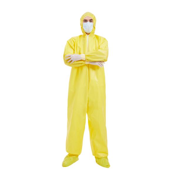 TUV Non Woven Protective Clothing , OEM Lightweight Disposable Coveralls