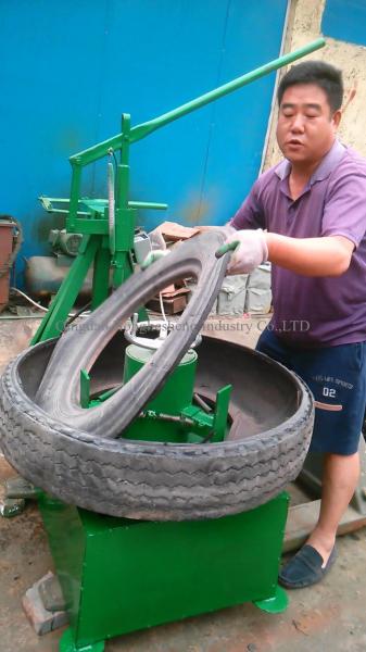 Tire bead ring cutting machine/Waste Tyre Recycling machine/truck tire sidewall cutter tyre recycling machine powder